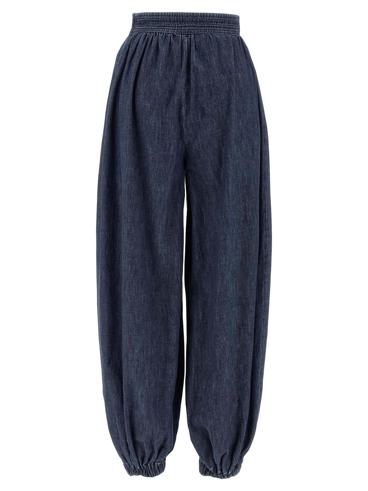 Valentino Garavani Blue Cotton Pants - IT38