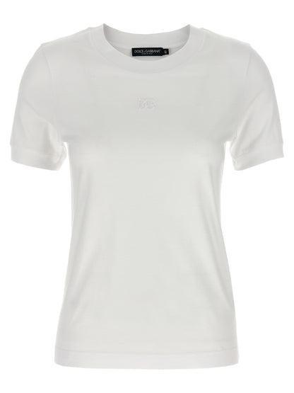 Dolce & Gabbana White Cotton T-Shirt