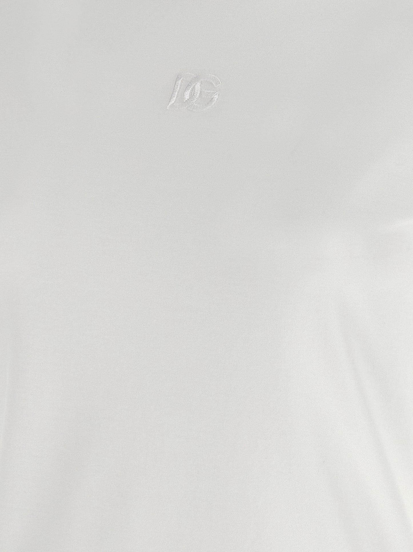 Dolce & Gabbana White Cotton T-Shirt