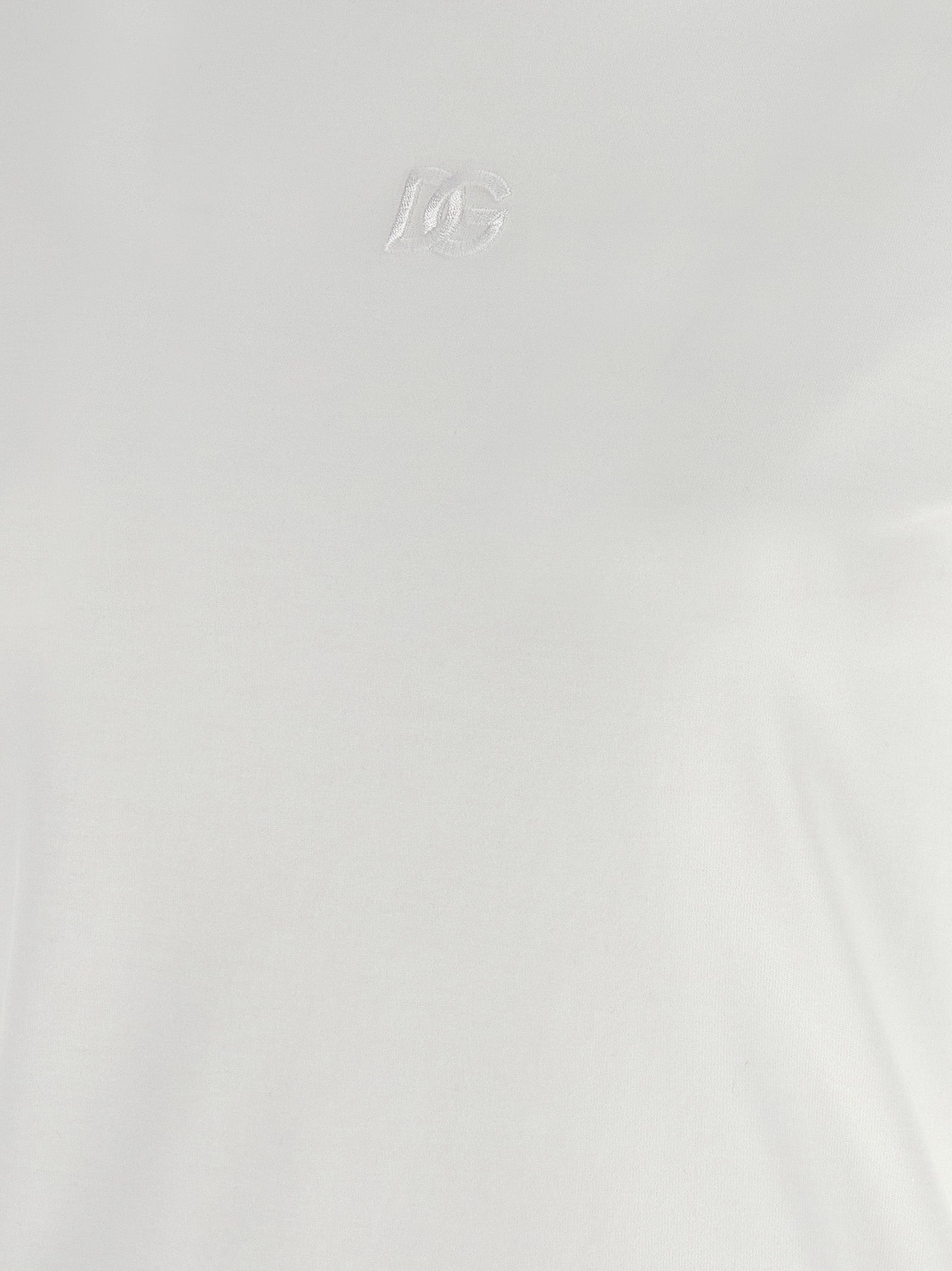 Dolce & Gabbana White Cotton T-Shirt