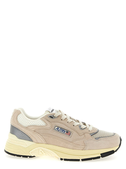 Autry Beige Cowhide Athletic Sneakers - EU45/US12