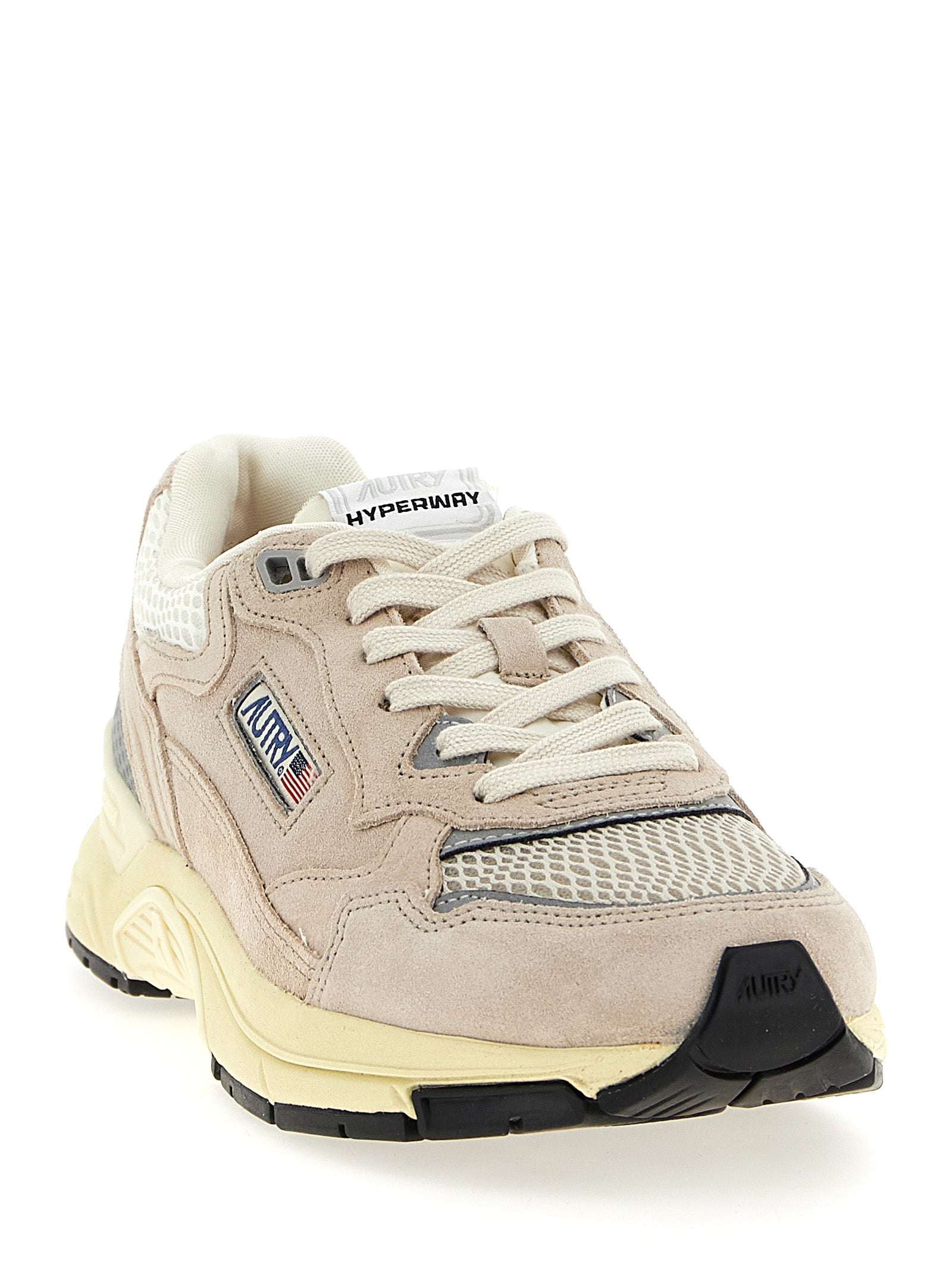 Autry Beige Cowhide Athletic Sneakers - EU45/US12
