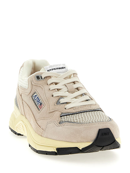 Autry Beige Cowhide Athletic Sneakers - EU45/US12
