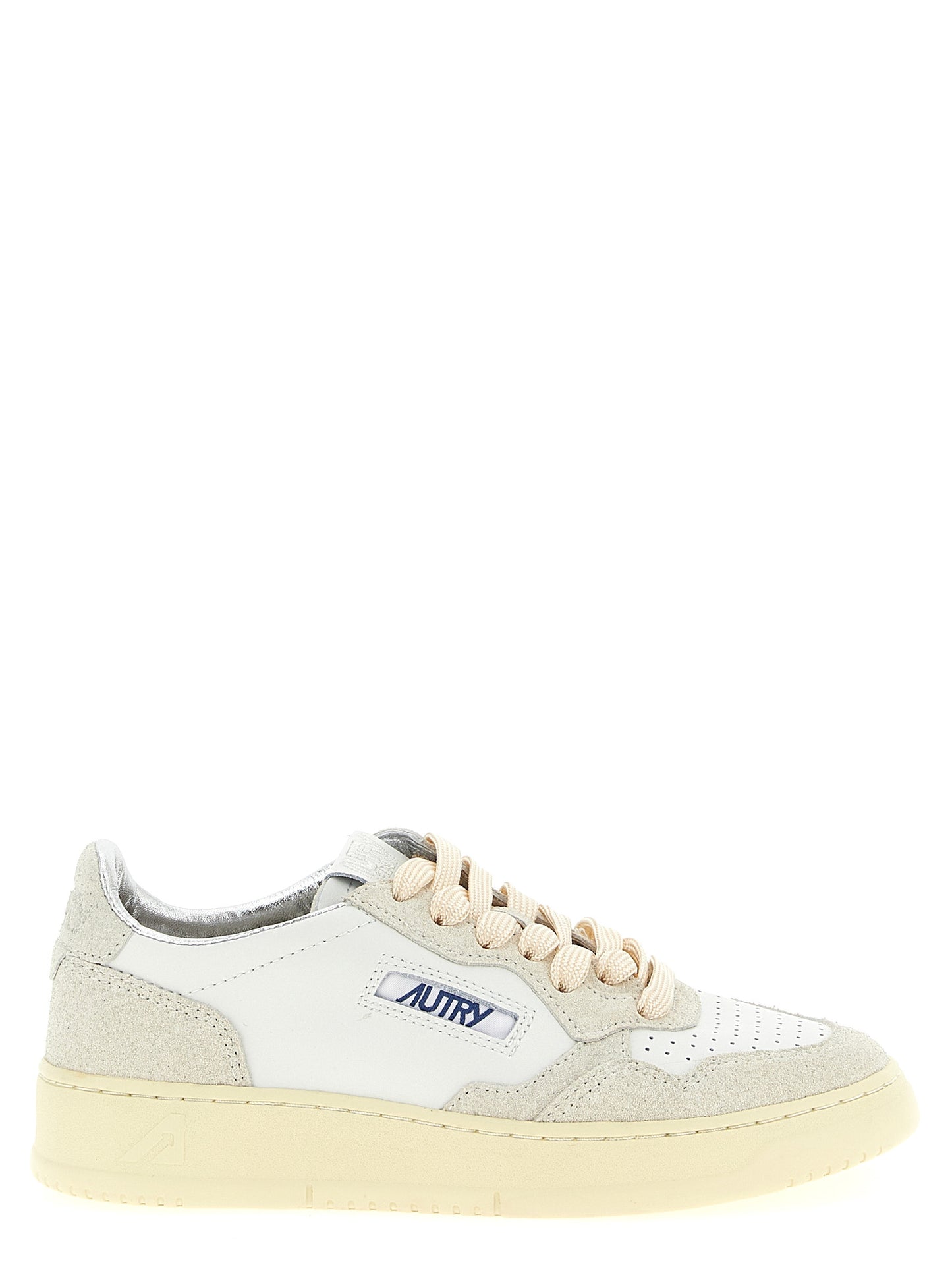 Autry Beige Cowhide Low Top Sneakers - EU36/US6