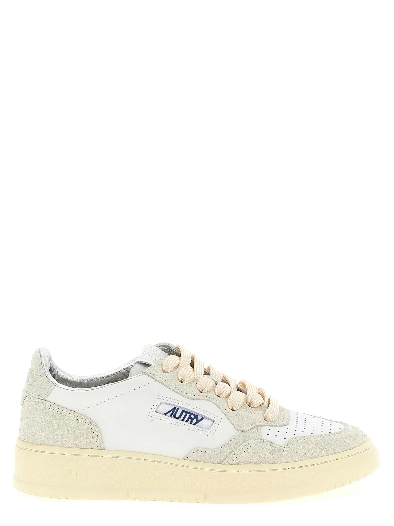 Autry Beige Cowhide Low Top Sneakers - EU36/US6