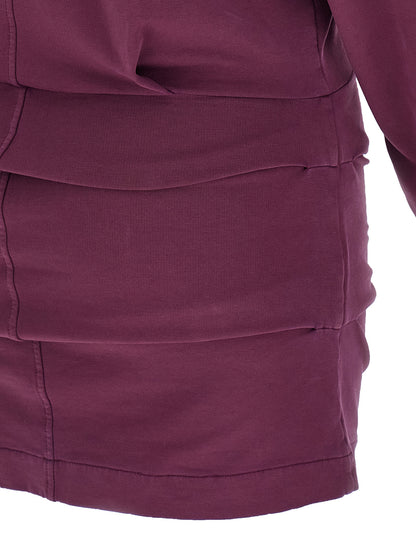 The Attico Bordeaux Cotton Short Dress