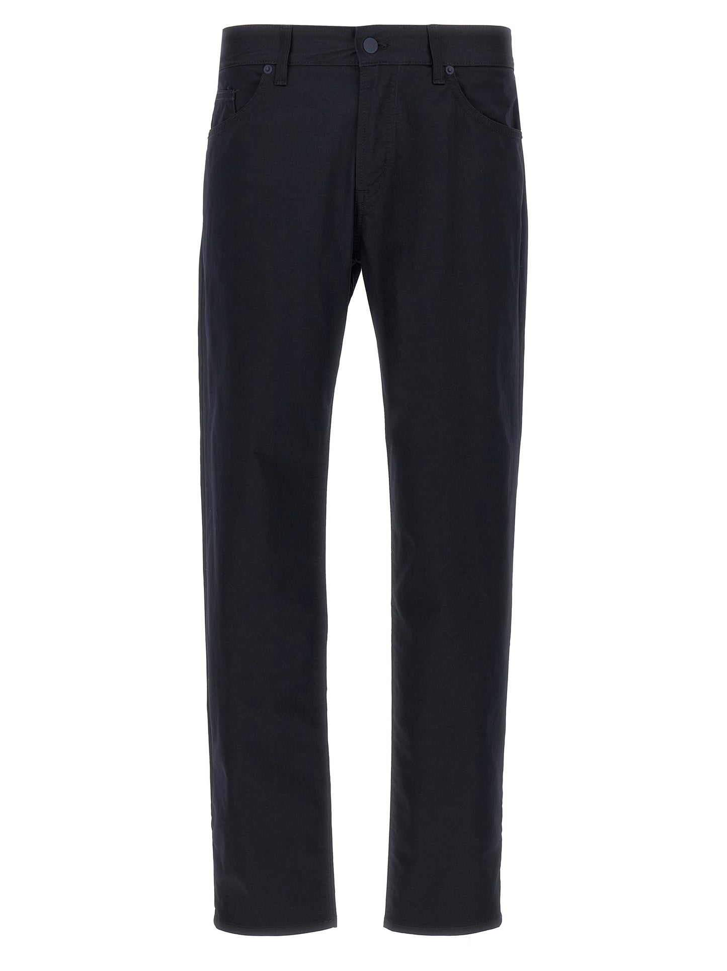 Hugo Boss Blue Cotton Casual Pants