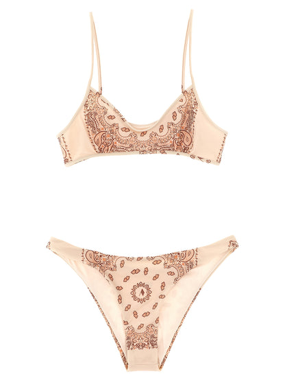 The Attico Multicolor Polyamide Bikini Set