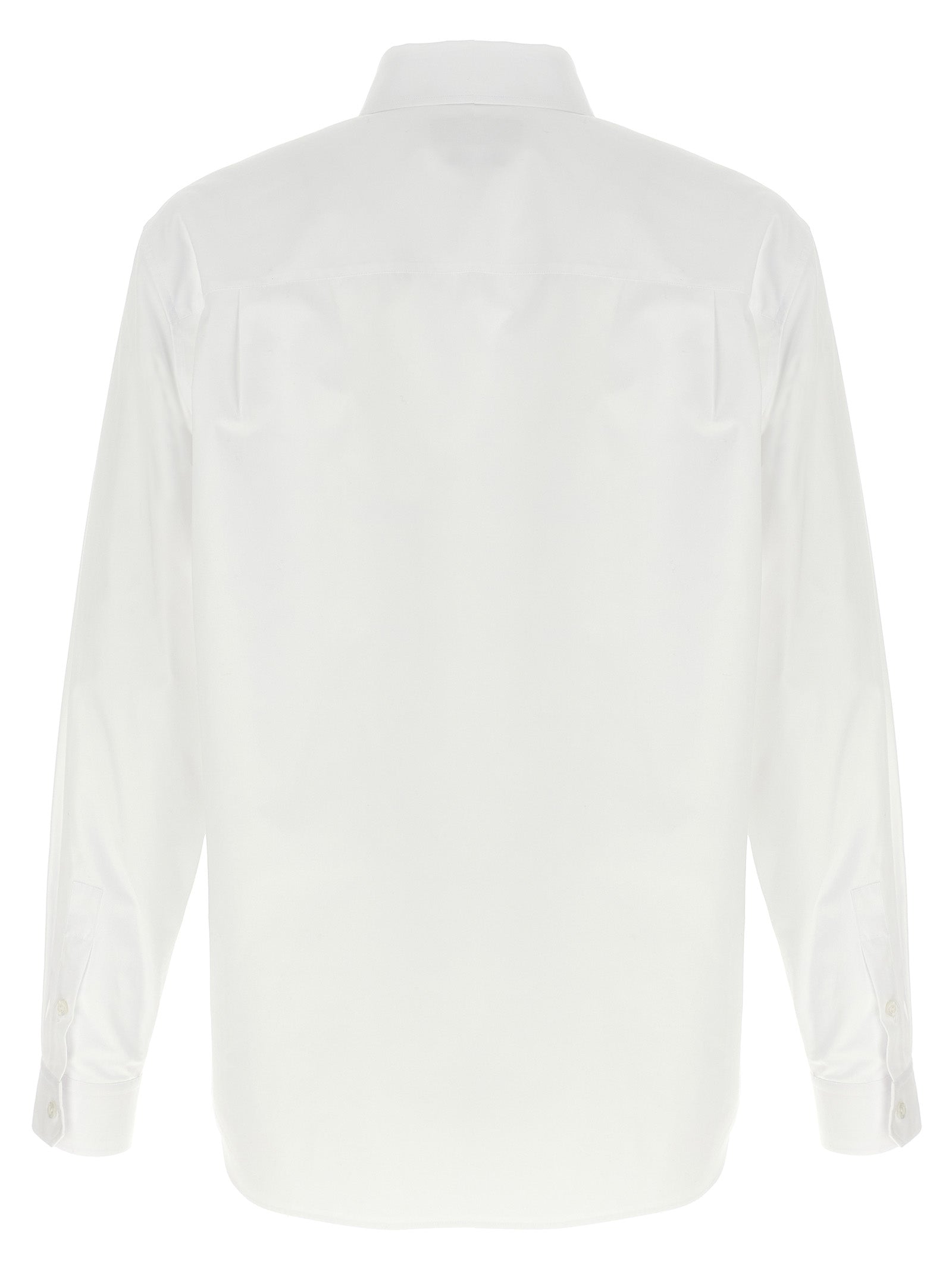Gucci White Cotton Poplin Shirt