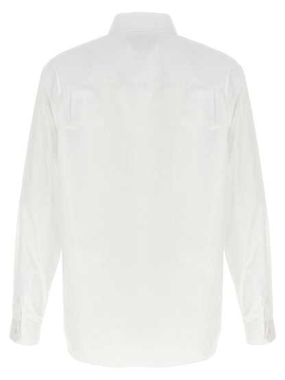 Gucci White Cotton Poplin Shirt