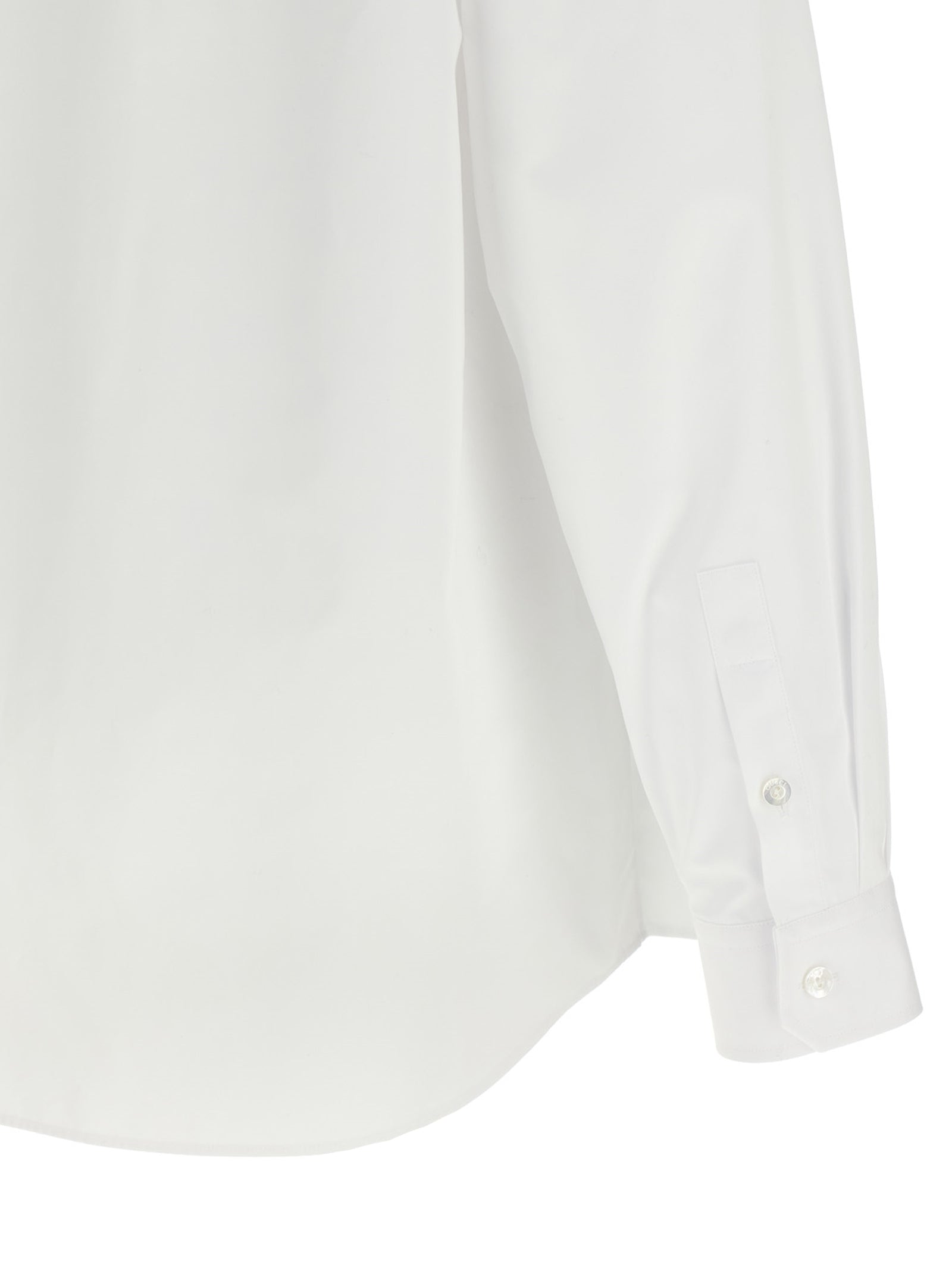 Gucci White Cotton Poplin Shirt