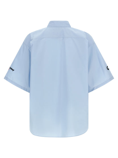 Balenciaga Blue Cotton Poplin Shirt