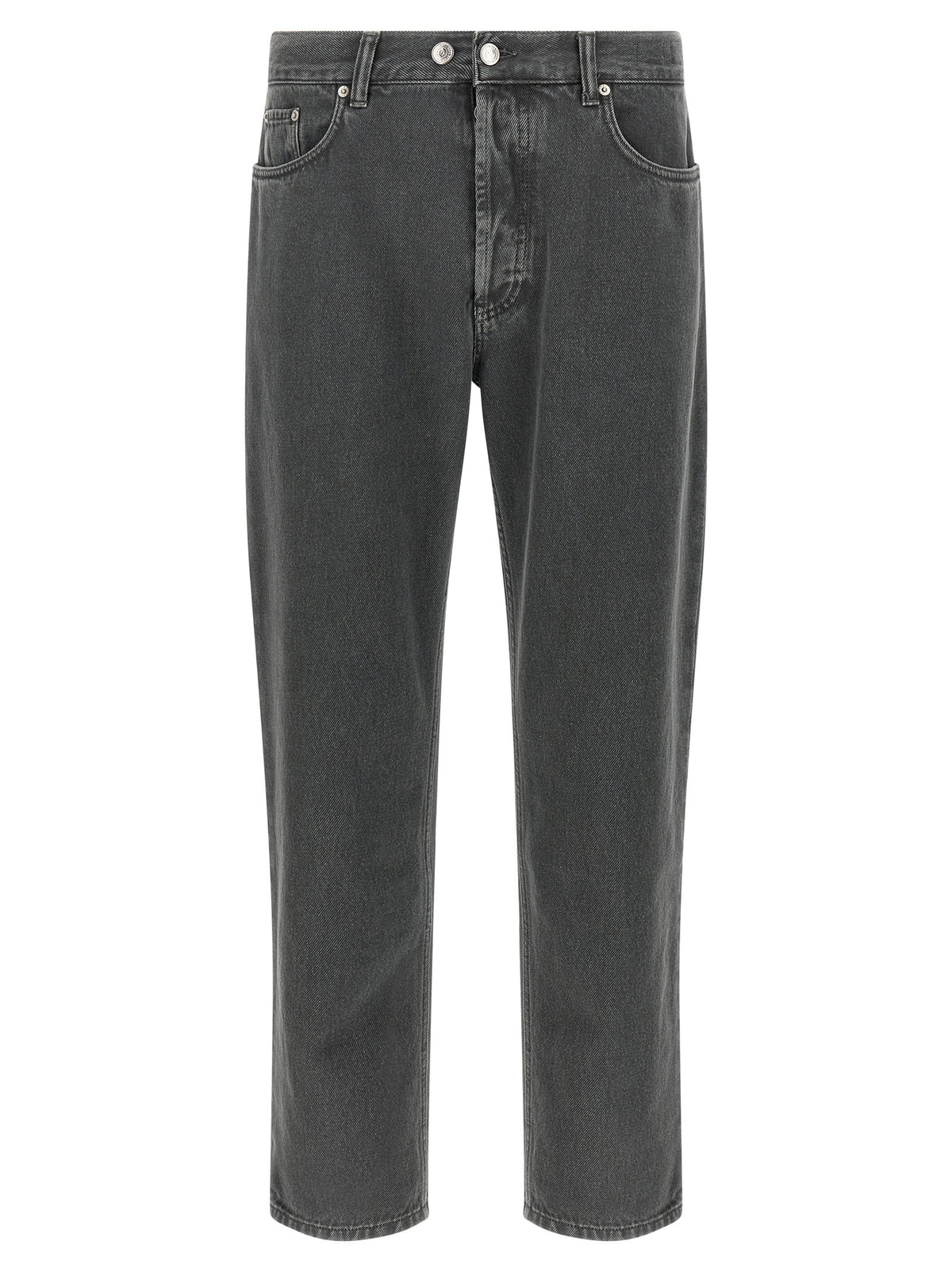 Department 5 Gray Cotton Cropped Jeans