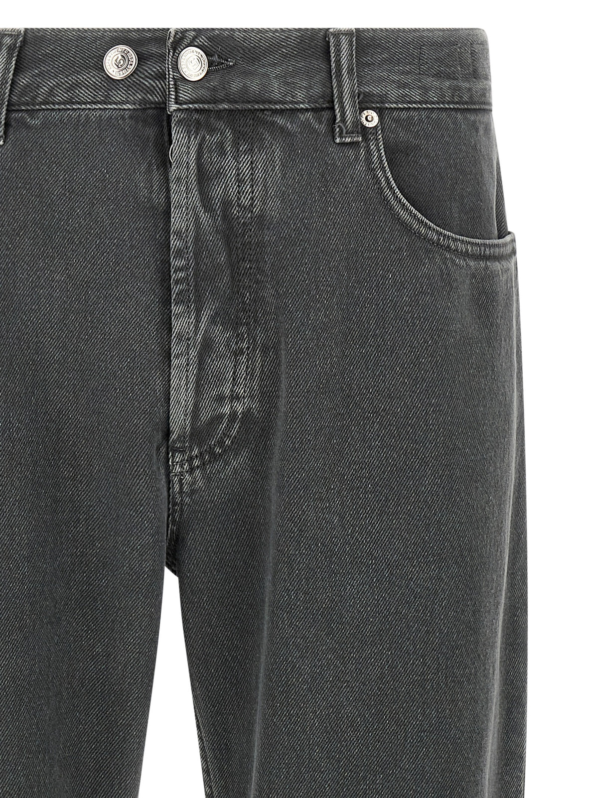 Department 5 Gray Cotton Cropped Jeans