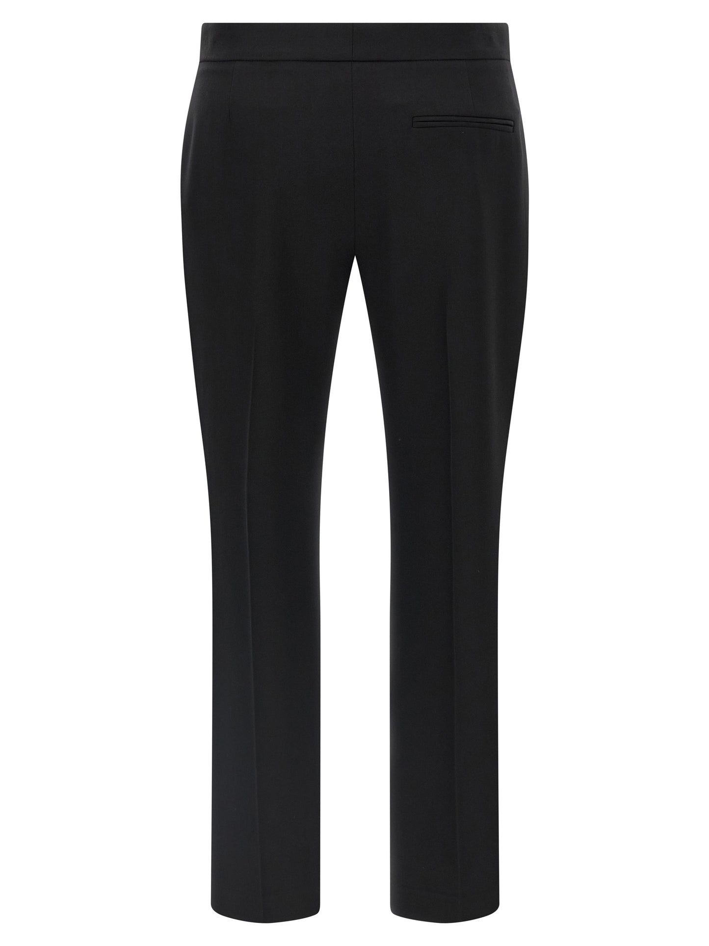 Alexander McQueen Black Wool Cigarette-Style Dress Pants