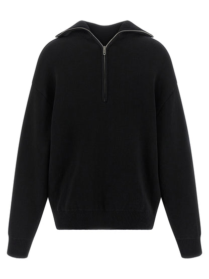 Balenciaga Black Cotton 'Back-to-Front' Cardigan