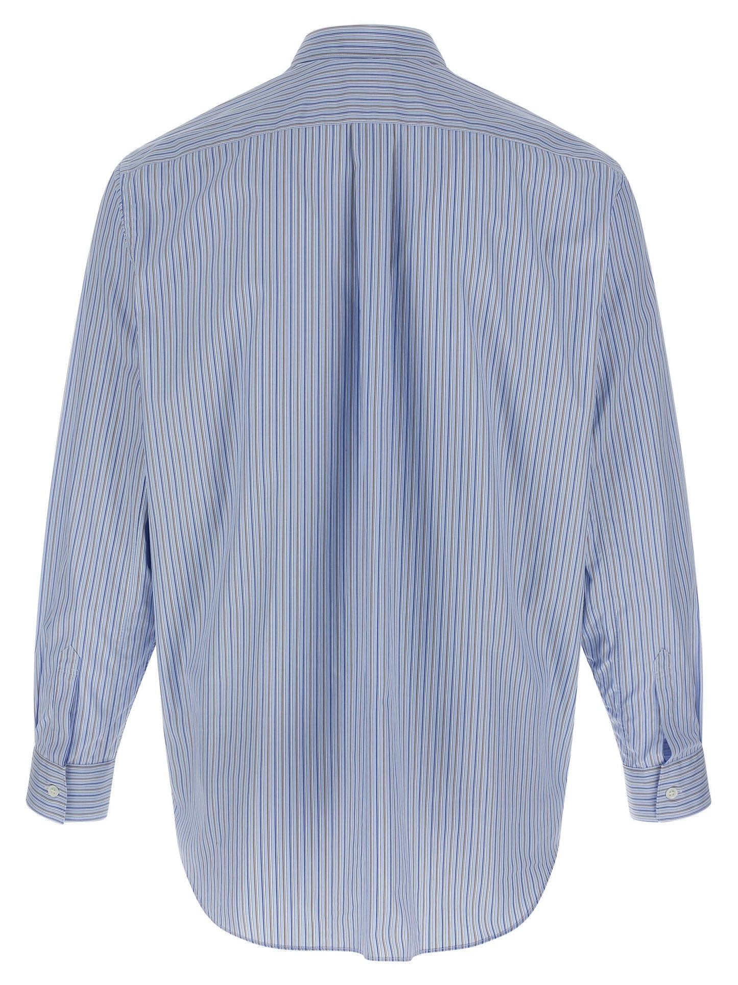 Comme Des Garçons Multicolor Striped Cotton Blouse