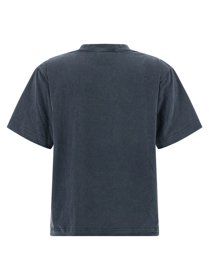 Balenciaga Blue Cotton Sportswear T-Shirt