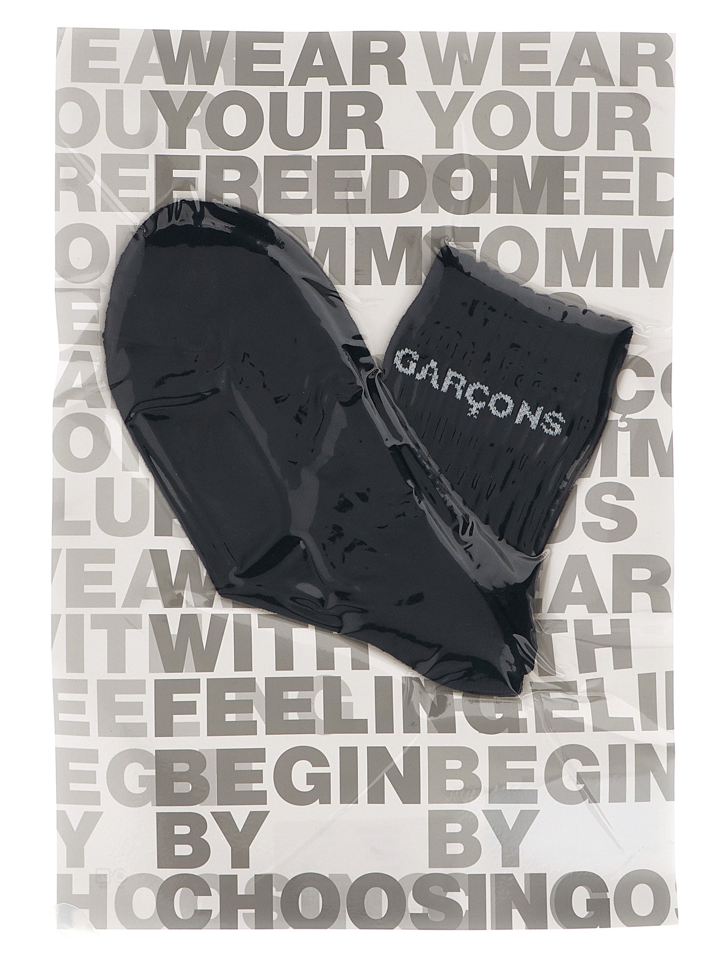Comme des Garçons Bicolor Cotton Socks White/Black