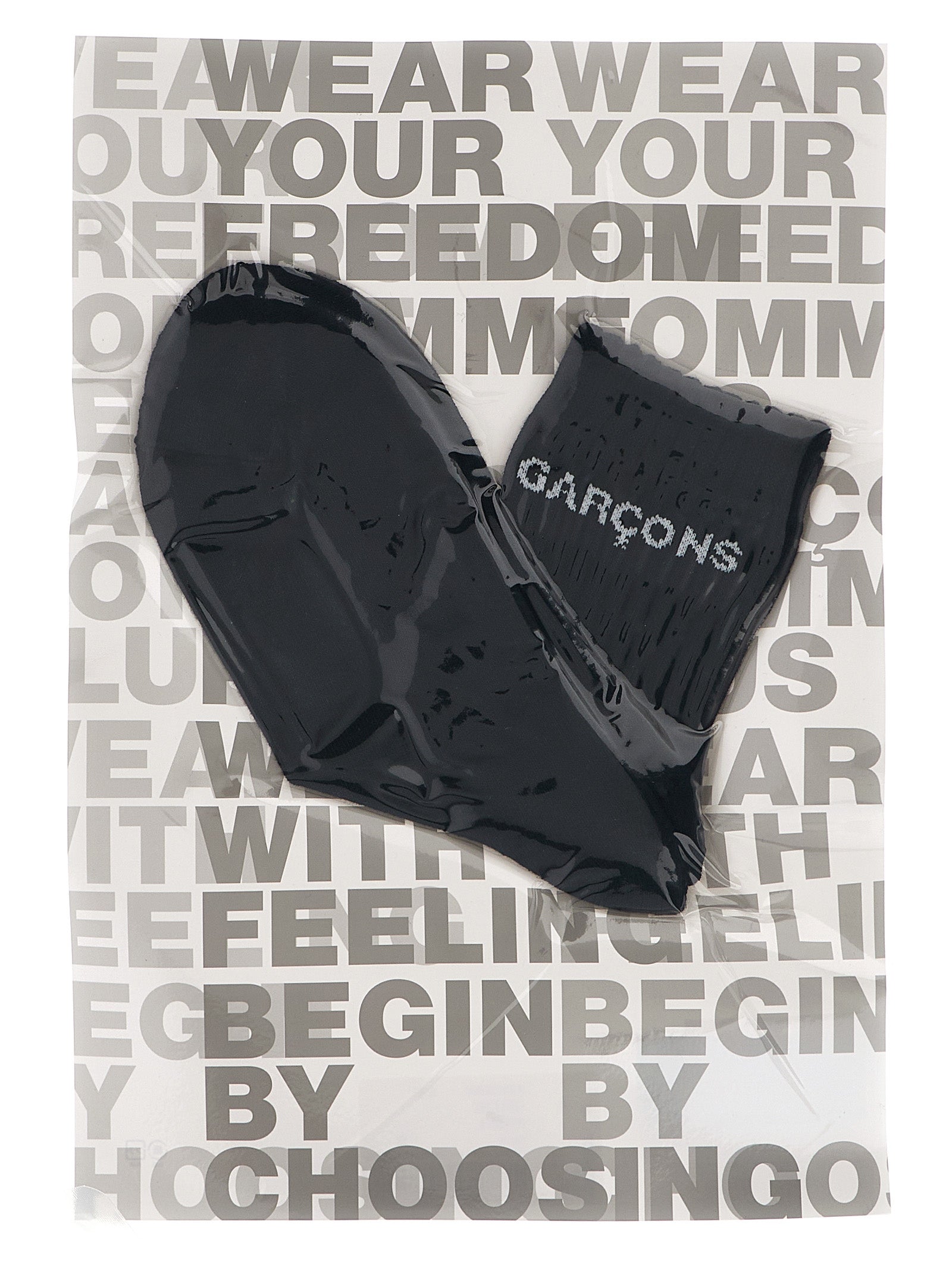 Comme des Garçons Bicolor Cotton Socks White/Black
