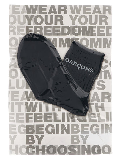 Comme des Garçons Bicolor Cotton Socks White/Black