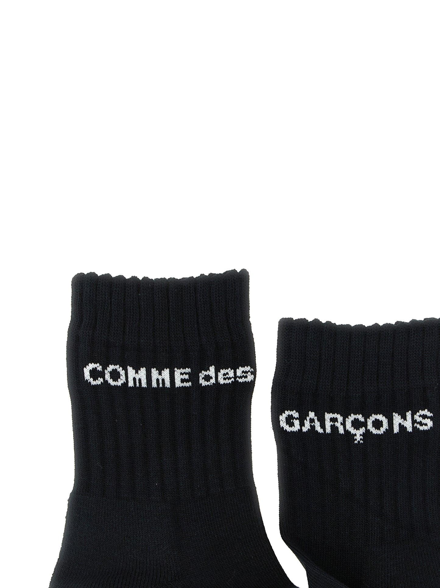 Comme des Garçons Bicolor Cotton Socks White/Black