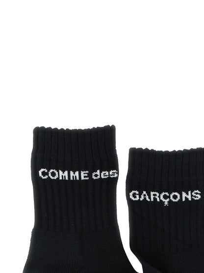 Comme des Garçons Bicolor Cotton Socks White/Black
