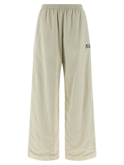 Balenciaga Beige Polyamide Tracksuit Joggers (Workout Pants)