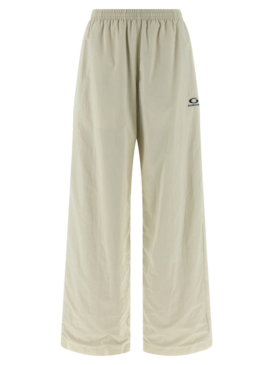 Balenciaga Beige Polyamide Tracksuit Joggers (Workout Pants)