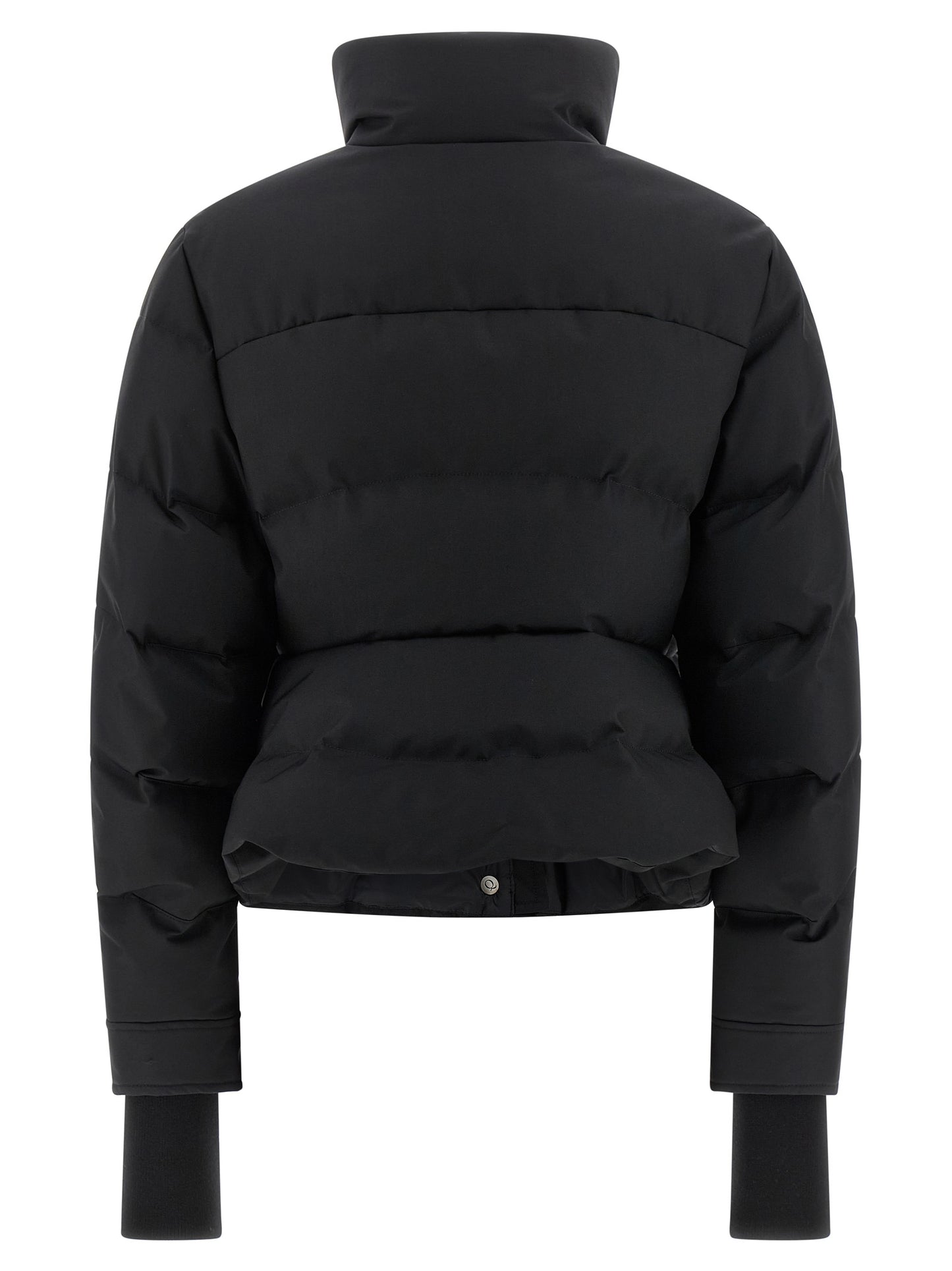 Alexander McQueen Black Cropped Polyamide Jacket
