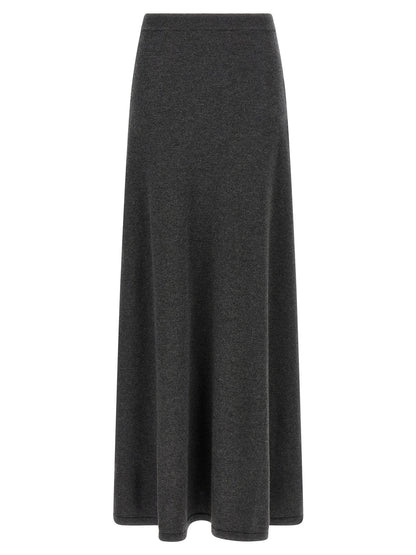 Balenciaga Gray Wool Mini Skirt