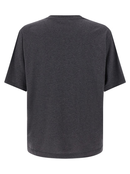 Dolce & Gabbana Gray Cotton T-Shirt