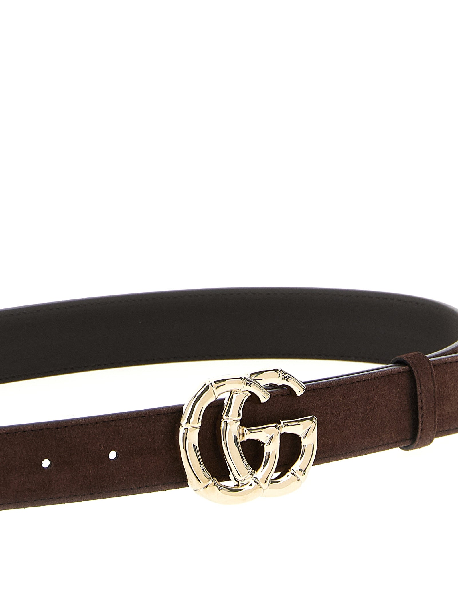 Gucci Brown Calfskin GG Marmont Regular Belt