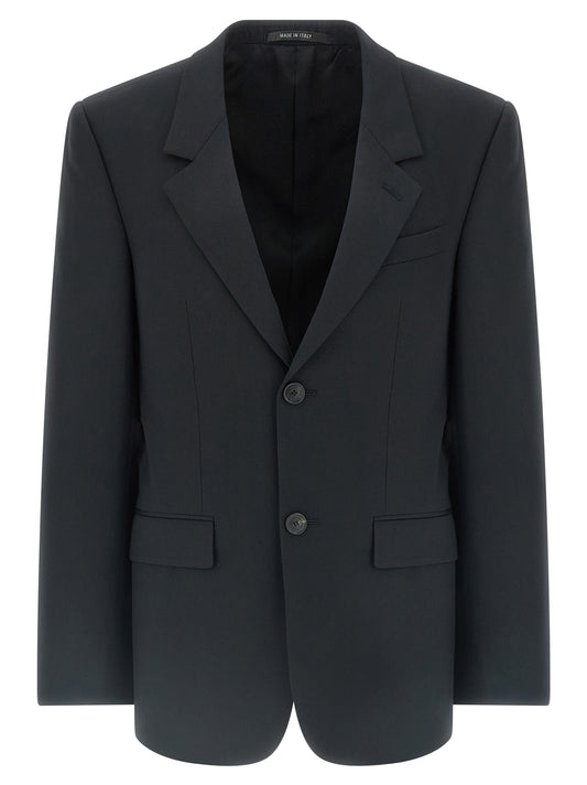 Balenciaga Sartoriale Standard Black Wool Blazer