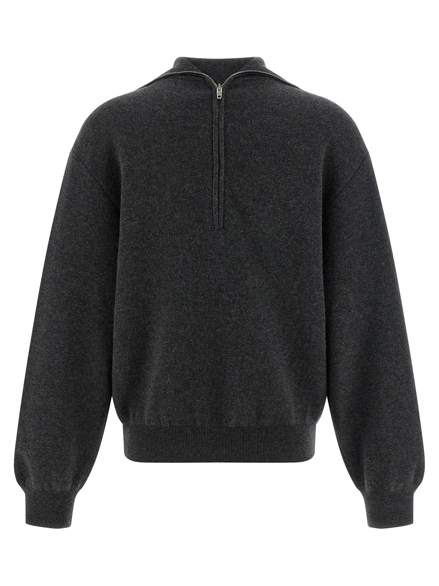 Balenciaga Gray Wool Cardigan - Women's Size M/XS