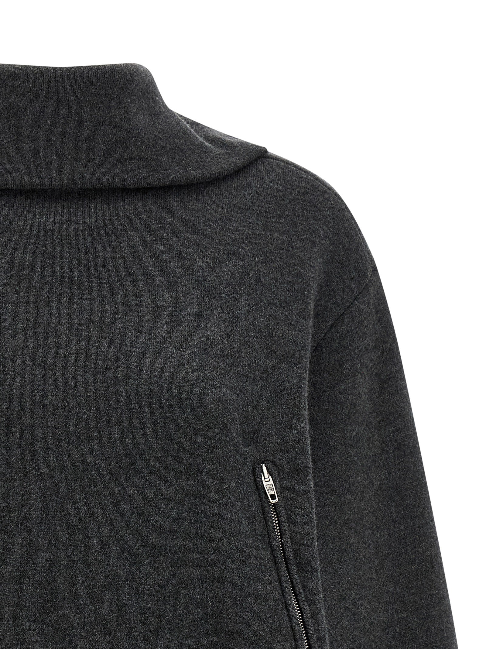 Balenciaga Gray Wool Cardigan - Women's Size M/XS