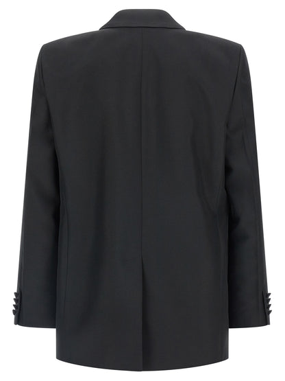 Gucci Double-Breasted Black Blazer