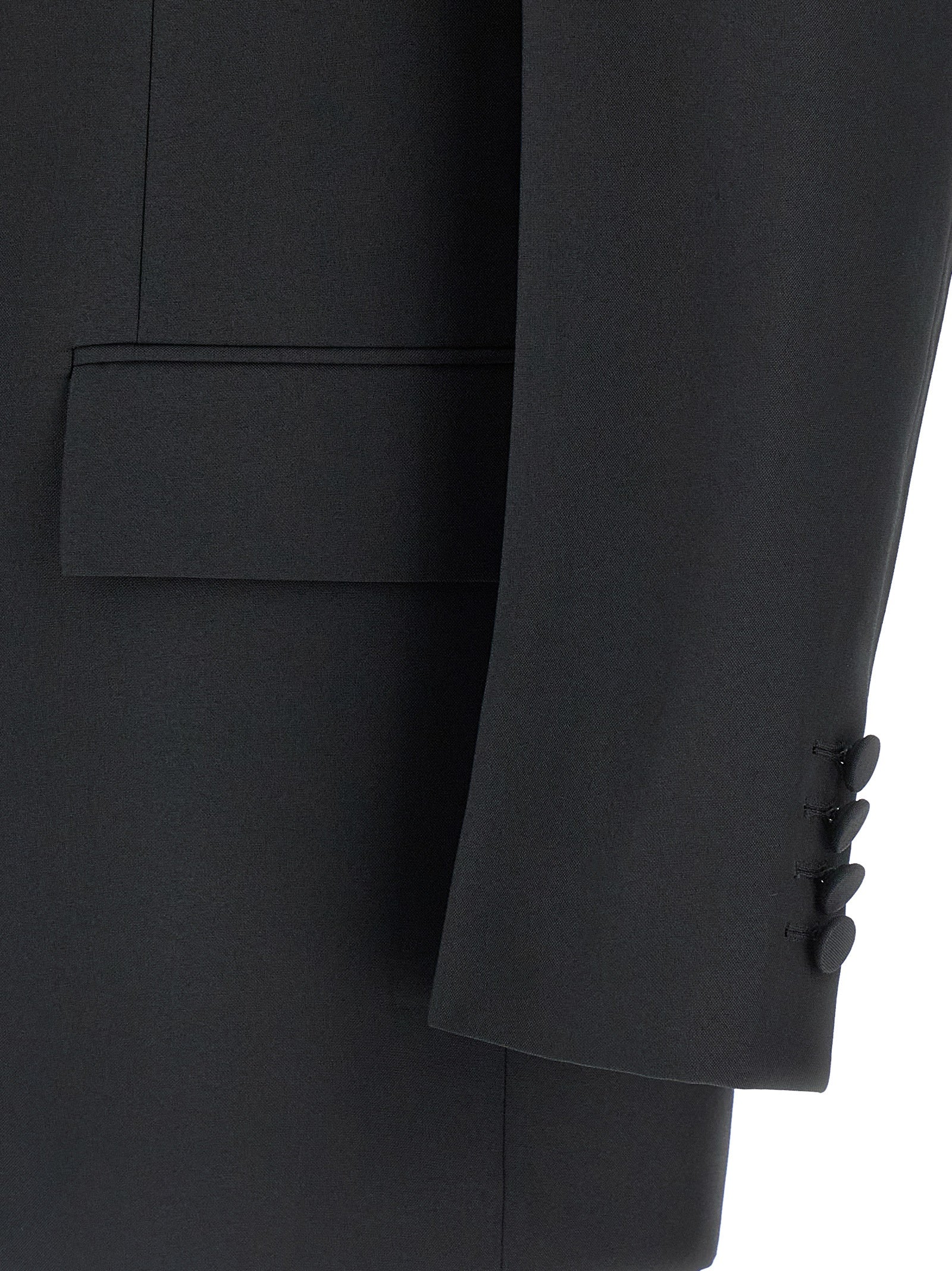 Gucci Double-Breasted Black Blazer