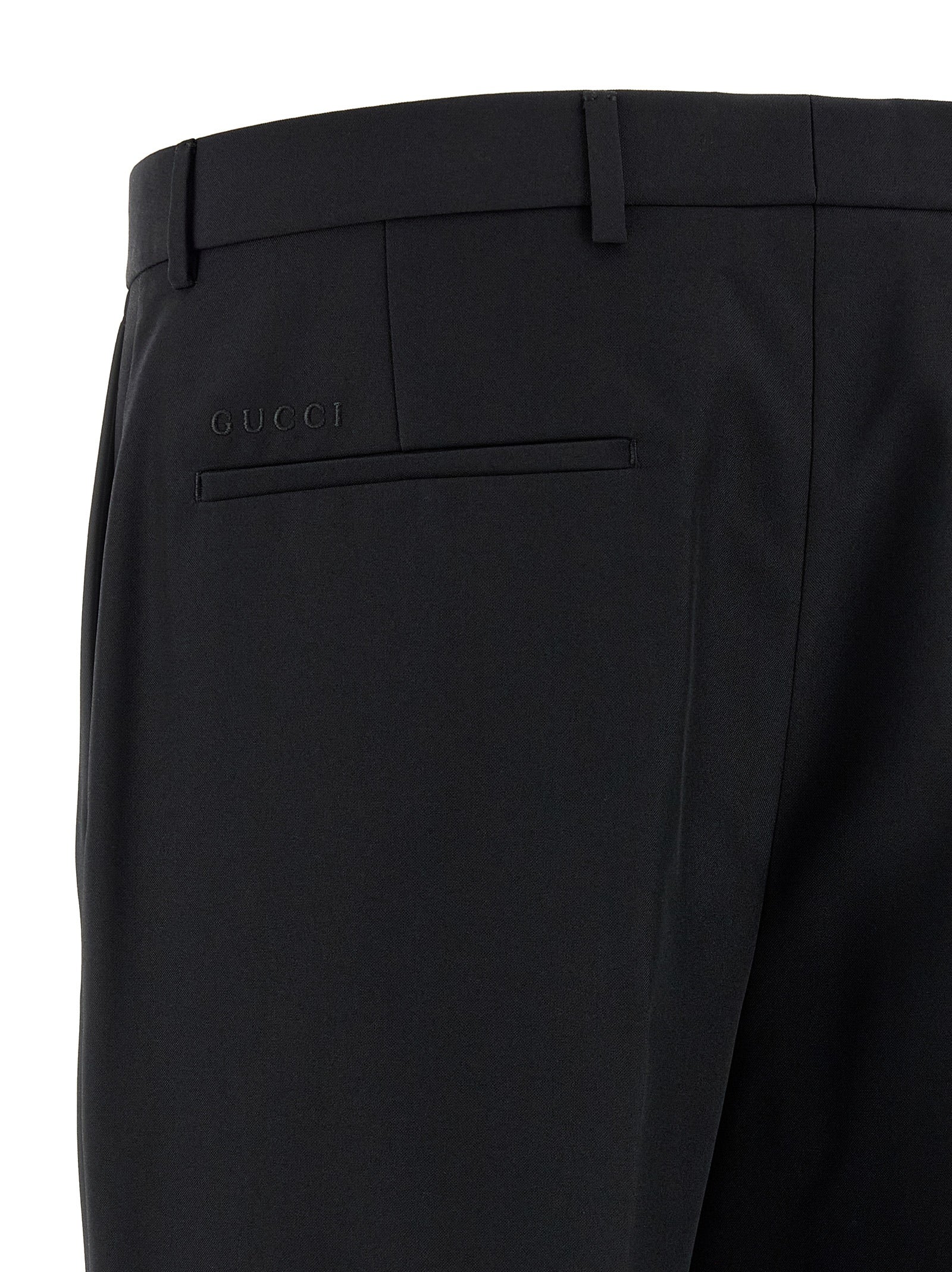 Gucci Technical Panama Trousers - Black