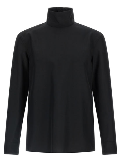 Gucci Technical Panama Black Blouse