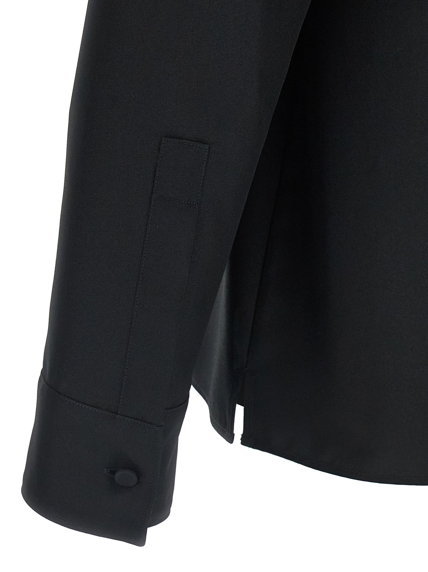 Gucci Technical Panama Black Blouse
