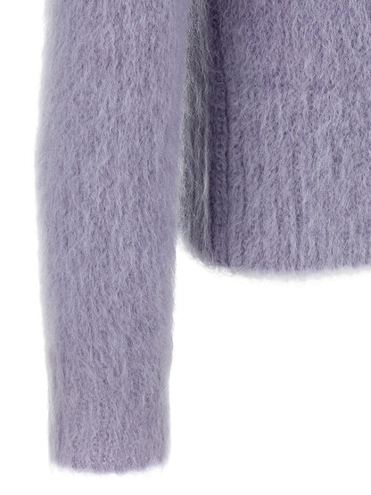 Gucci Purple Wool Cardigan - Polo Model
