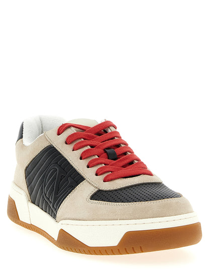 Valentino Garavani Multicolor Calfskin Sparry Sneakers