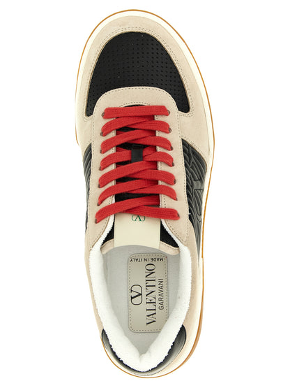 Valentino Garavani Multicolor Calfskin Sparry Sneakers
