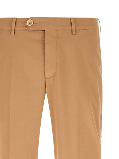 Brunello Cucinelli Beige Cotton Casual Pants IT60 | 5XL