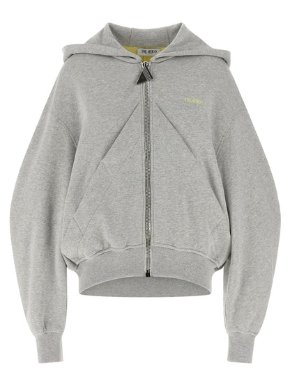 The Attico Gray Cotton Sweatshirt for Women