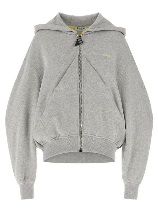 The Attico Gray Cotton Sweatshirt for Women