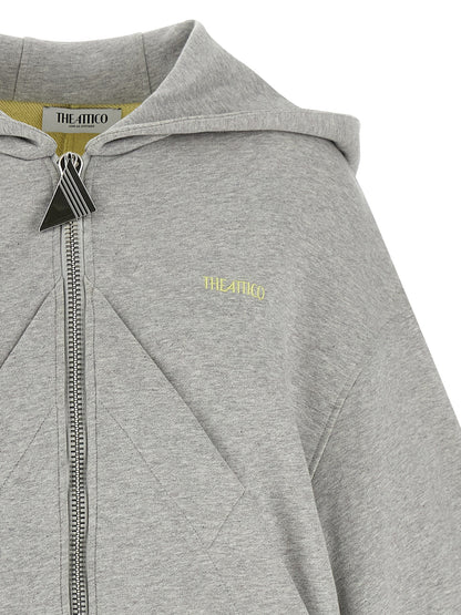 The Attico Gray Cotton Sweatshirt for Women