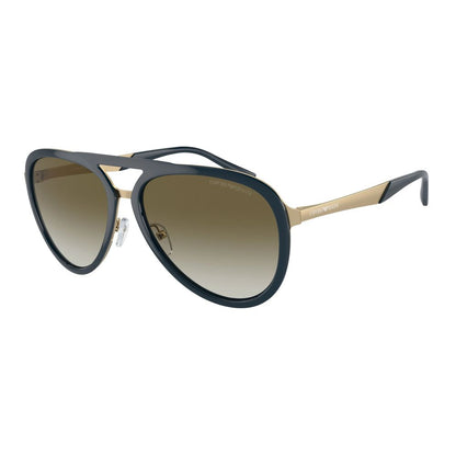 Emporio Armani Blue Metal Sunglasses EA2145-33598E