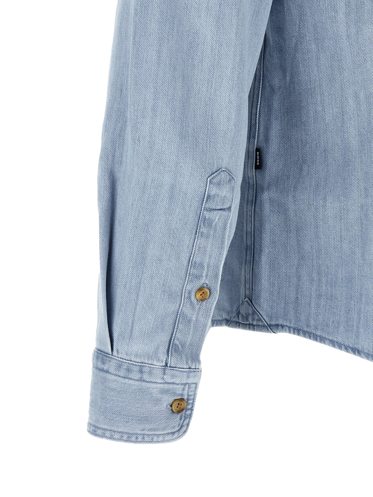 Hugo Boss Blue Cotton Blouse